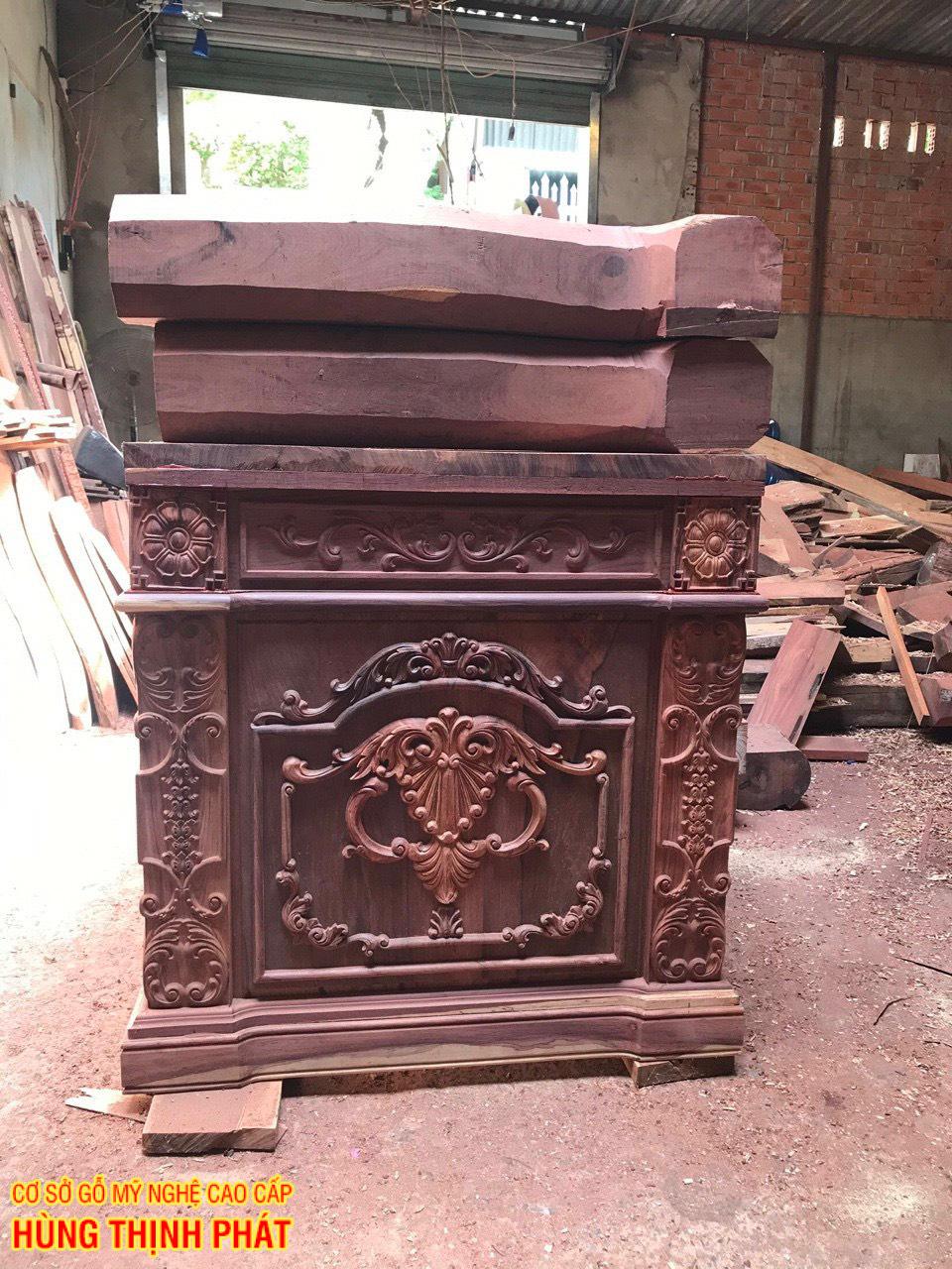bàn làm việc gỗ Cẩm Lai